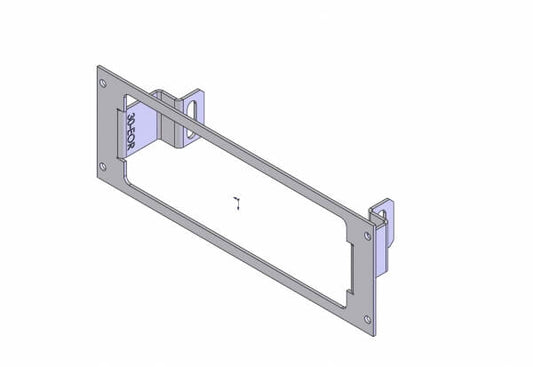 Havis C-EB30-EOR-1P 1-Piece Equipment Mounting Bracket, 3″ Mounting Space, Fits M/A-COM M-7100, M/A-COM / Com-Net/ Ericsson/ GE Orion 2 Pc.