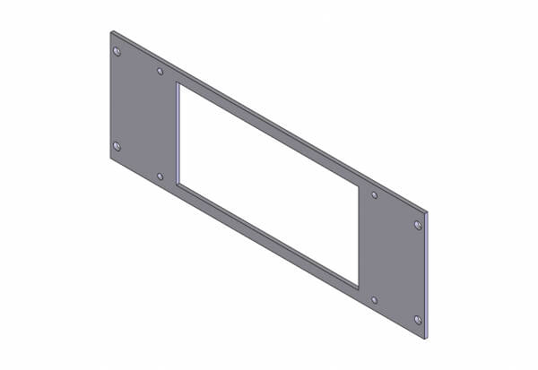 Havis C-EB30-FRS-1P 1-Piece Equipment Mounting Bracket, 3″ Mounting Space, Fits Carson Siren SA-441/Whelen 295HFRS