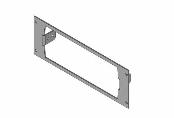 Havis C-EB30-KCH-1P 1-Piece Equipment Mounting Bracket, 3″ Mounting Space, Fits Kenwood KCH-20R Remote Radio