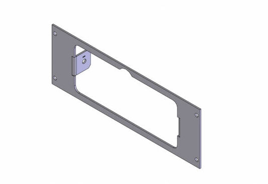 Havis C-EB30-MGC-1P 1-Piece Equipment Mounting Bracket, 3″ Mounting Space, Fits Whelen 295HF100, 295SL100, 295SL101, 295HFSA1, Alpha12S