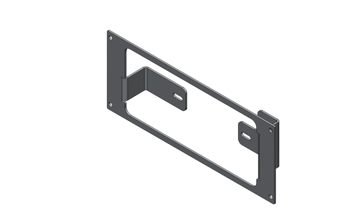 Havis C-EB35-CXC-1P 1-Piece Equipment Mounting Bracket, 3.5″ Mounting Space, Fits Code 3 XCEL™ 3492R Siren