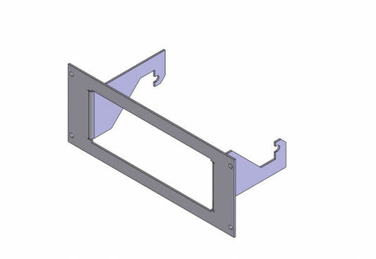 Havis C-EB35-PA3-1P 1-Piece Equipment Mounting Bracket, 3.5″ Mounting Space, Fits Federal Signal PA-300