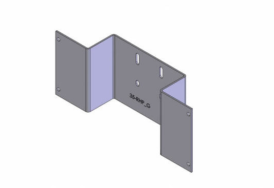 Havis C-EB35-RHP-1P 1-Piece Equipment Mounting Bracket, 3.5″ Mounting Space, – Fits AceK9 Hot-N-Pop Control Head