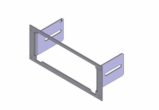 Havis C-EB35-S38-1P 1-Piece Equipment Mounting Bracket, 3.5″ Mounting Space, Fits SoundOff Signal