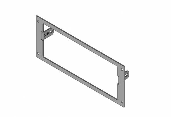 Havis C-EB35-SN4-1P 1-Piece Equipment Mounting Bracket, 3.5″ Mounting Space, Fits SoundOff Signal Equipment