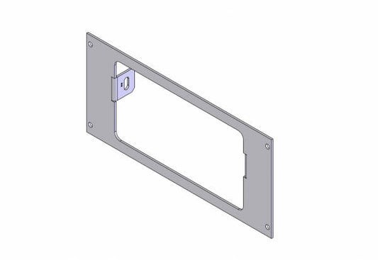 Havis C-EB40-WS2-1P 1-Piece Equipment Mounting Bracket, 4″ Mounting Space, Fits Whelen 295HFS Series