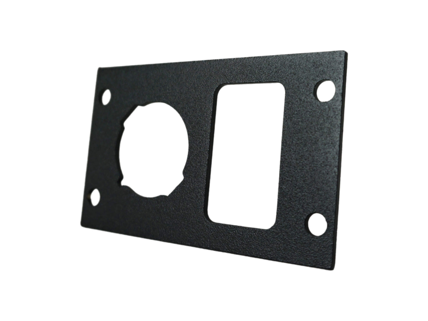 Havis C-EBW20-LP1-USB-1P Equipment Bracket For Wide VSW Consoles, Fits Single Lighter Plug And Single USB/Switch