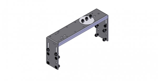 Havis C-SM-SA-W Universal Mounting Bracket For 12.5″ Wide Consoles