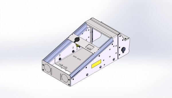 Havis C-VS-1400-INUT-1 Vehicle-Specific Low-Profile Angled Console For 2020-2024 Ford Interceptor Utility