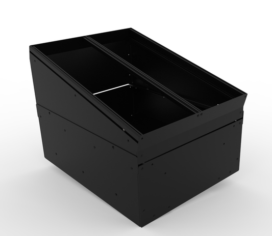 Havis C-VSD-2300-IN1 Vehicle-Specific 23″ Double Width Console For 2004-2024 International With 46″ Of Enclosed Space