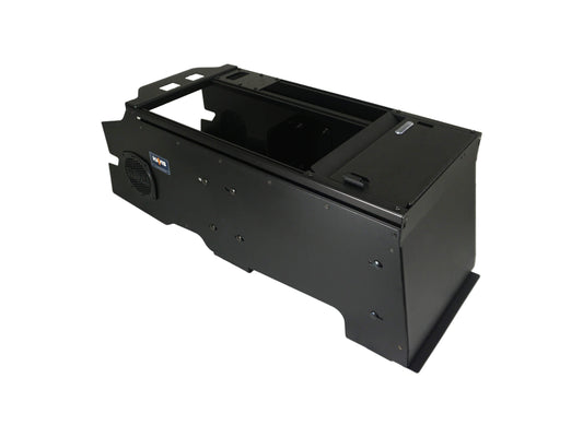 Havis C-VSW-1700-F150-PM-3 Vehicle-Specific 17″ Wide Flat Console With Internal Pocket 6 & 7 Printer Mount For 2021-2024 Ford F-150 Police Responder (SSV), 2023-2024 Ford F-250, 350, 450 XL & XLT Super Duty Pickup, F-450 & 550 Chassis & F-600 Chassis