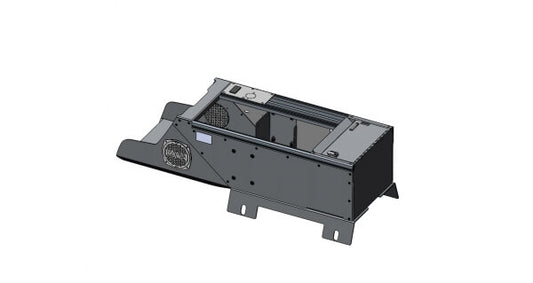 Havis C-VSW-1900-SILV-PM-2 Vehicle-Specific 19″ Wide Flat Console With PocketJet 8 Printer Mount For 2019-2024 Chevrolet Silverado & GMC Sierra
