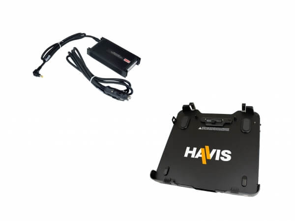 Havis DS-PAN-1112-2 Docking Station For Panasonic TOUGHBOOK 33 2-In-1 Laptop With Advanced Port Replication & Dual Pass-Thru Antenna Connections With LIND Power Supply