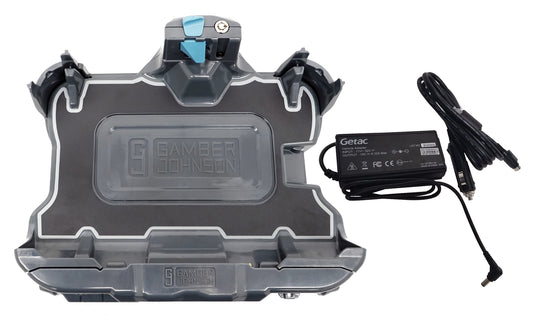 Gamber Johnson 7170-0961-00 Getac Zx10 Vehicle Docking Station With Getac 120W Auto Power Adapter With Cigarette Lighter Connector (No Rf)