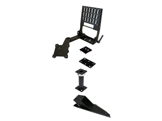 Havis PKG-PSM-152-T Standard Tablet Pedestal Mount Package For 2013-2023 Ram 1500 Special Services Police Truck, Tradesman & 1500, 2500 & 3500 Retail Pickup & Ram 4500/5500 Chassis Cab Truck With DS Trim Level (Known As “Classic” Body Style)