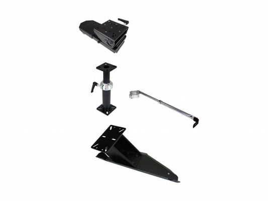 Havis PKG-PSM-352 Premium Pedestal Mount Package For 2013-2024 Dodge Ram 1500 Special Services Police Truck, Tradesman & 1500, 2500 & 3500 Retail Pickup And Ram 4500/5500 Chassis Cab Truck With DS Trim Level (Known As “Classic” Body Style)