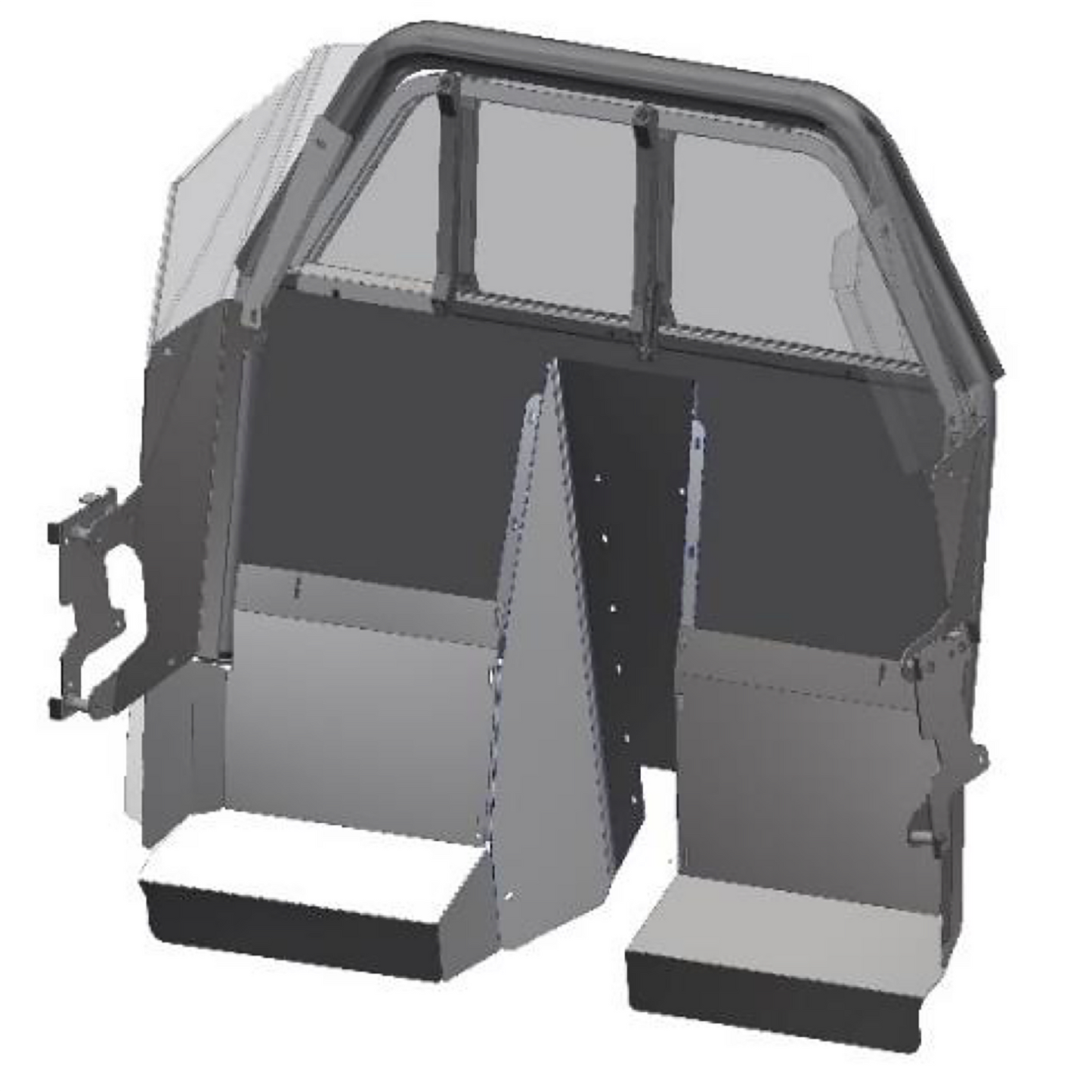 Setina PT1176ITU20TM Partition Transfer Kit XL Panel Partition TM (Tall Man) With Lower Extension Panel & XL Recessed Insert Included For 2020+ Ford Police Interceptor Utility