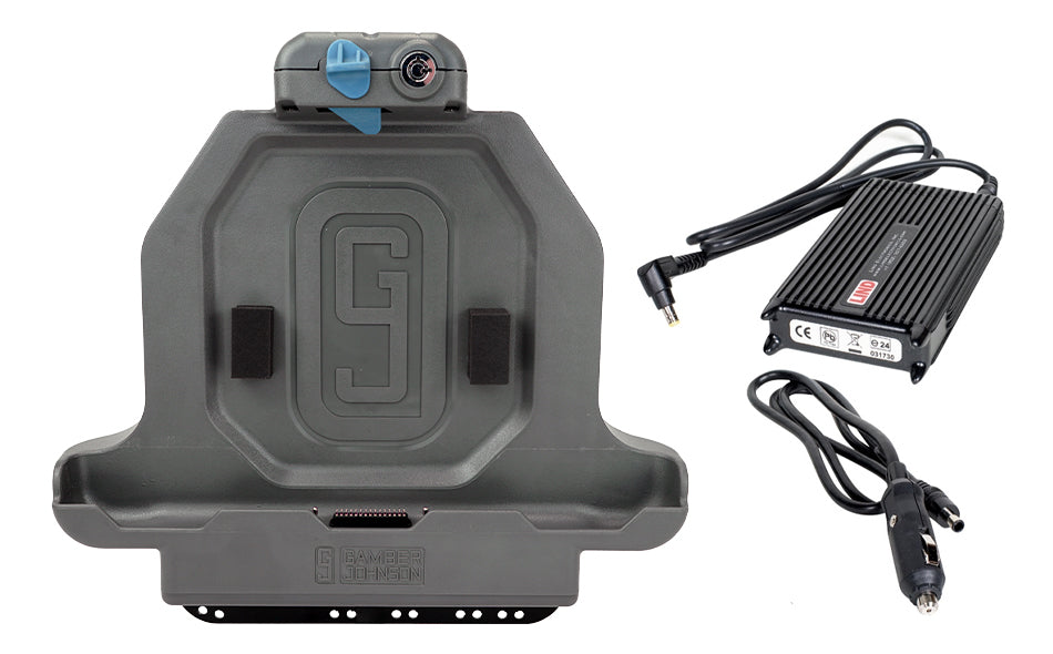 Gamber Johnson 7170-0874-00 Zebra Et51/56 10 Slim Port Replication Docking Station W/External Lind Auto Power Adapter