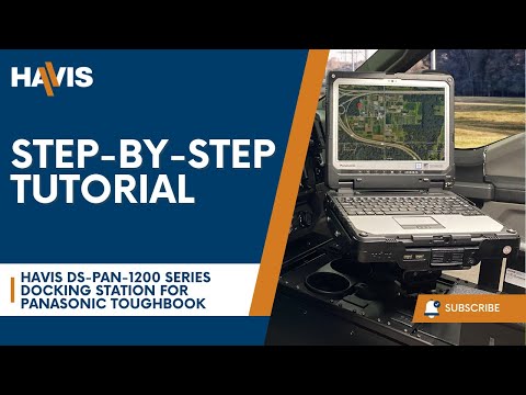 Havis DS-PAN-1011 Docking Station For Panasonic TOUGHBOOK G2 2-In-1 With Advanced Port Replication