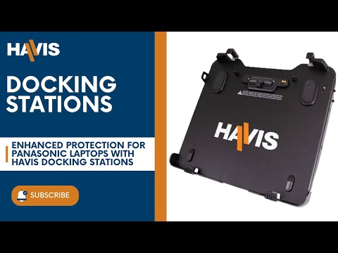 Havis DS-PAN-1115-2 Docking Station For Panasonic TOUGHBOOK 33 2-In-1 With Standard Port Replication & Dual Pass-Through Antenna Connections With LIND Power Supply