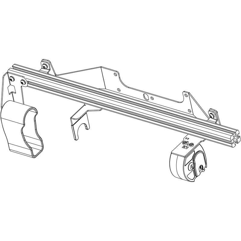 Jotto Desk 475-1528 Gun Rack - Single Weapon, Rear Hatch Mounted (GR4-ZRT-AR-BLM-PI-UTILITY-2020+)